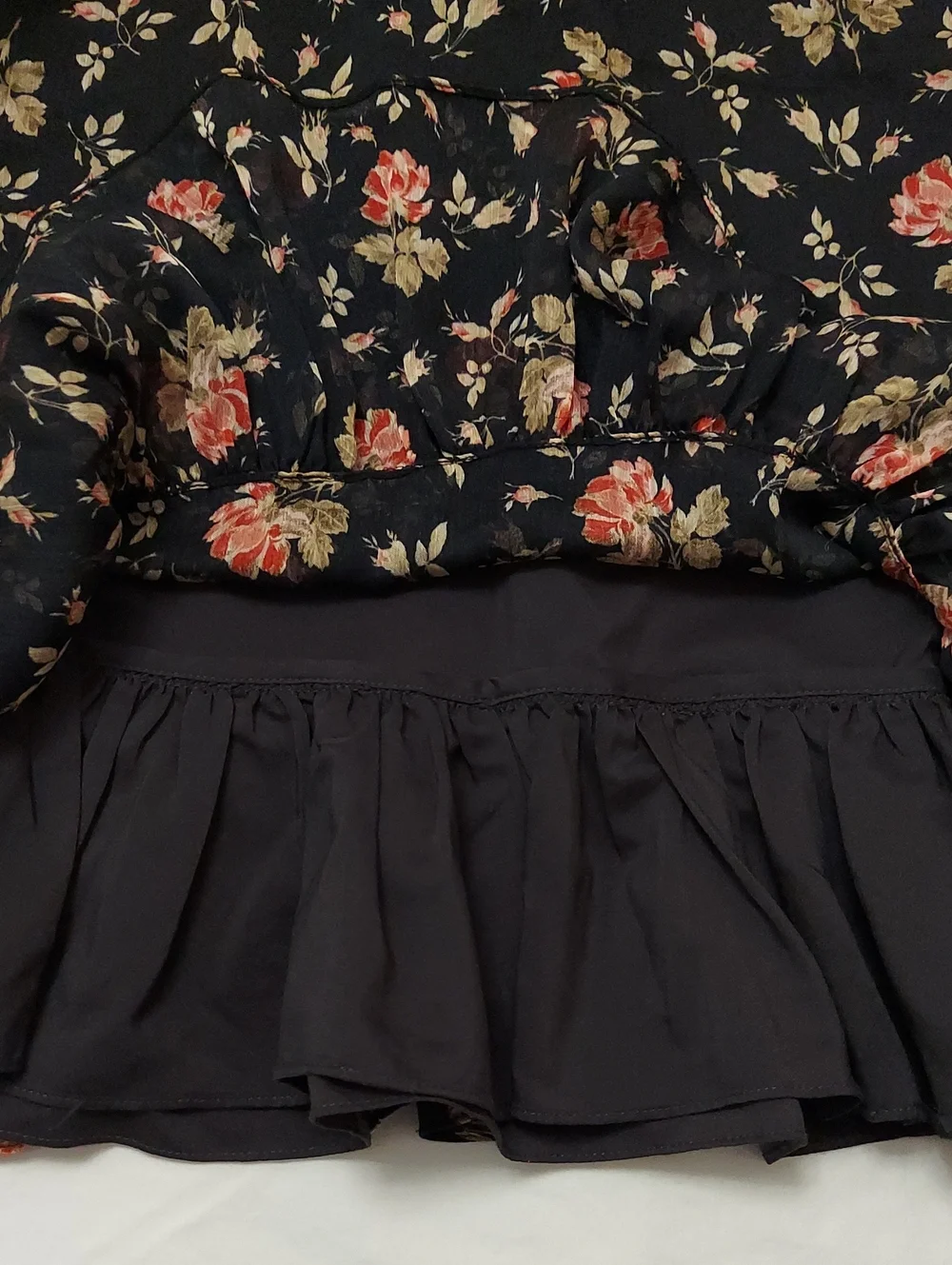 Ralph Lauren girl's floral crinkle georgette dress Size 6
